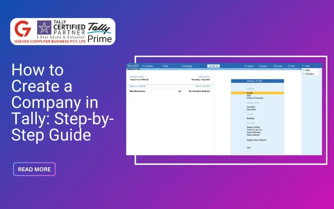 How to Create a Company in Tally: Step-by-Step Guide