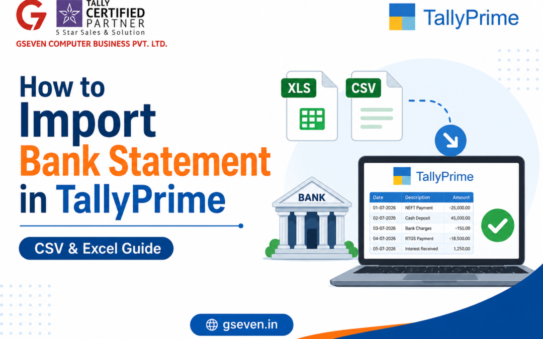 How to Import Bank Statement in TallyPrime: Easy Step-by-Step Tutorial for Excel & CSV